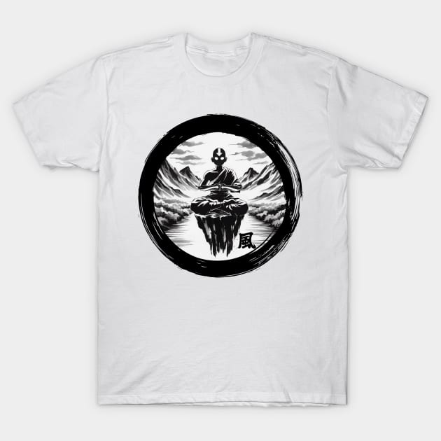 Air nomad sumi e T-Shirt by DrMonekers